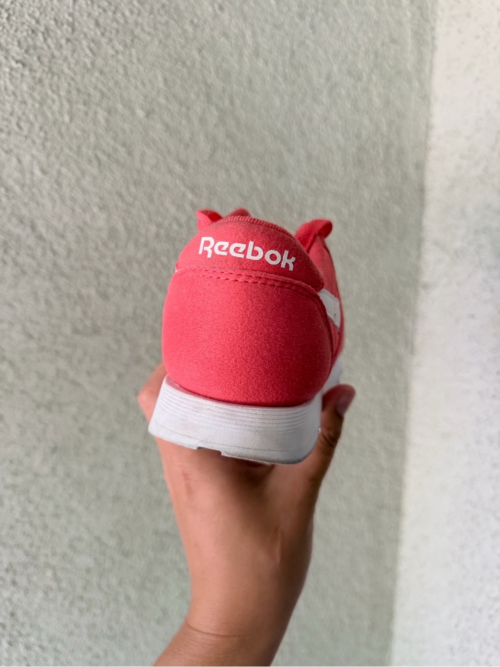 Reebok Kids Coral Pink Low-Top Sneakers with White Accents - Picture 3 of 9